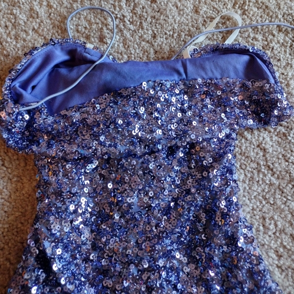 Windsor Lavender Sequin Dress size 5/6 - Picture 4 of 16